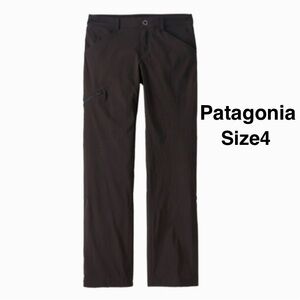 Patagonia Hiking Soft Shell Lightweight Pants Black size 4 Women's  ⭐️⭐️⭐️⭐️